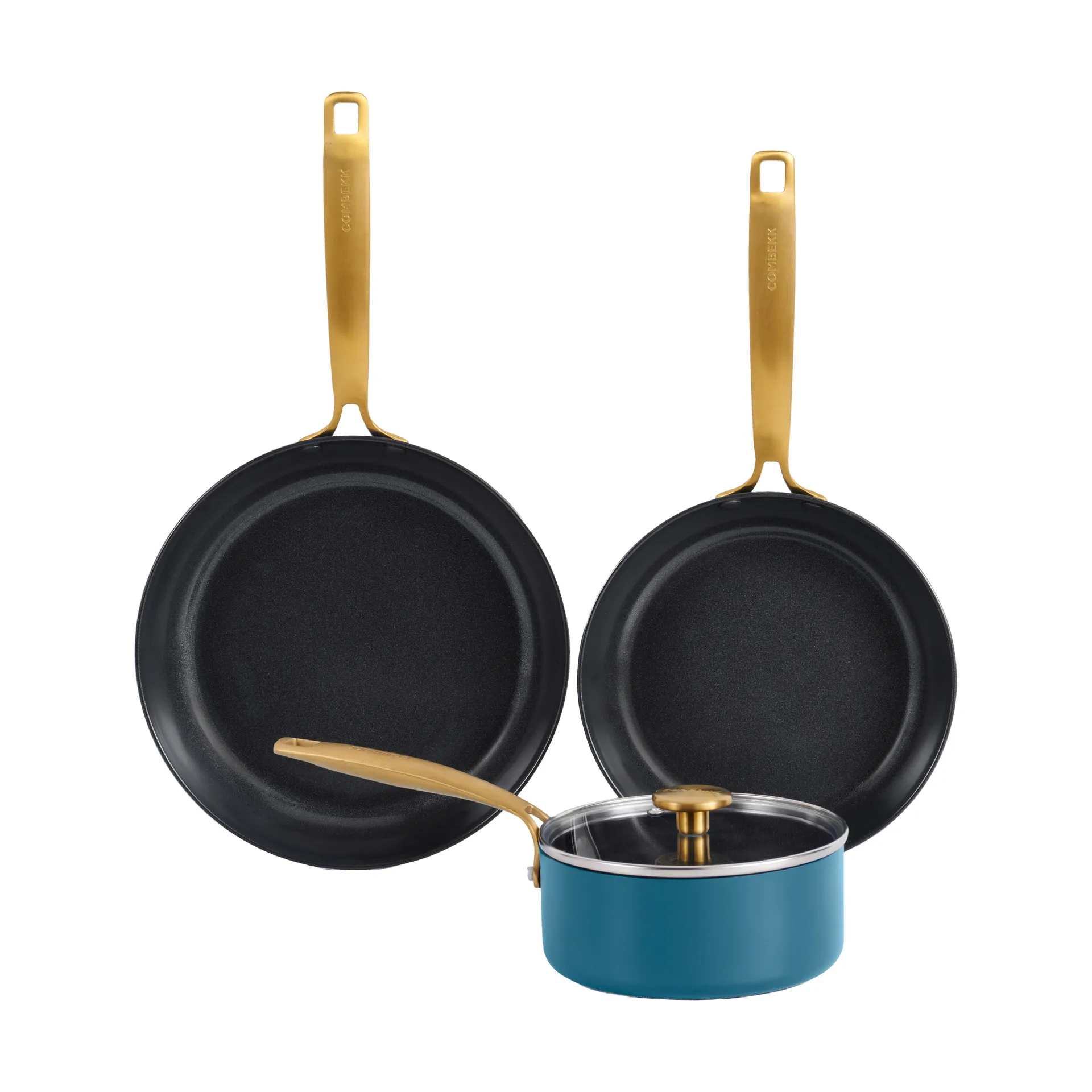Combekk Element pot and frying pan set 4-piece, Ocean Blue Combekk