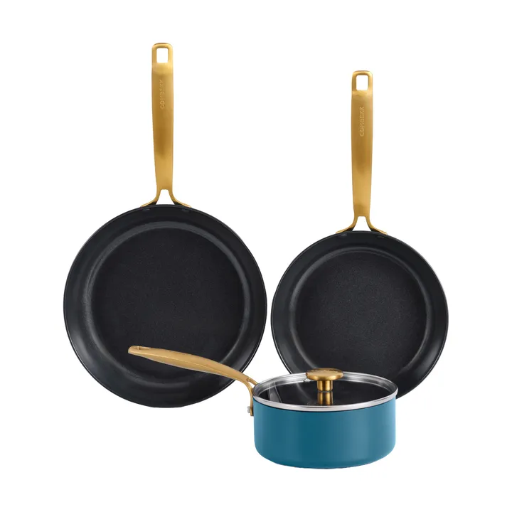 Combekk Element pot and frying pan set 4-piece - Ocean Blue - Combekk