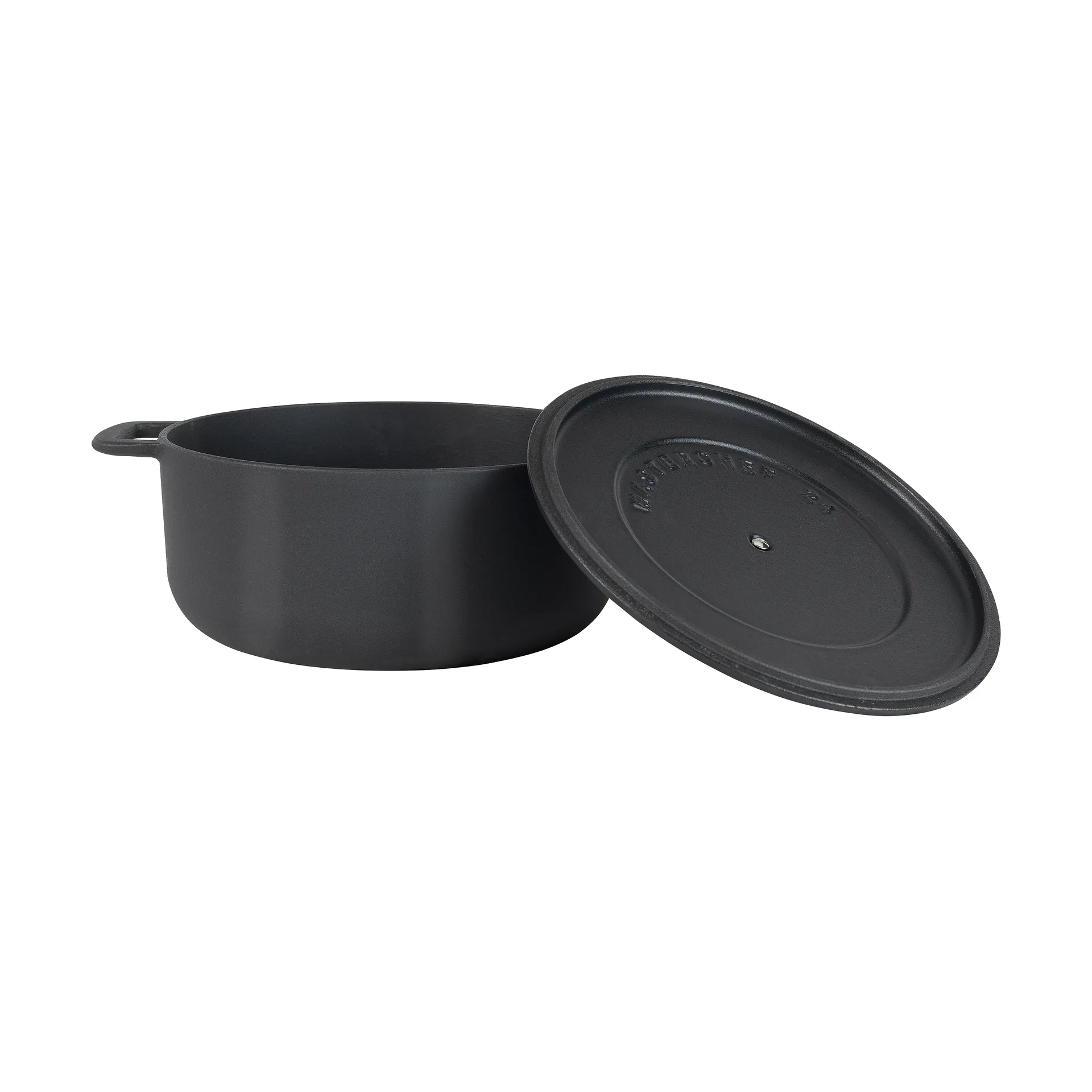 Combekk Enameled cast iron casserole Ø24 cm, Black Combekk
