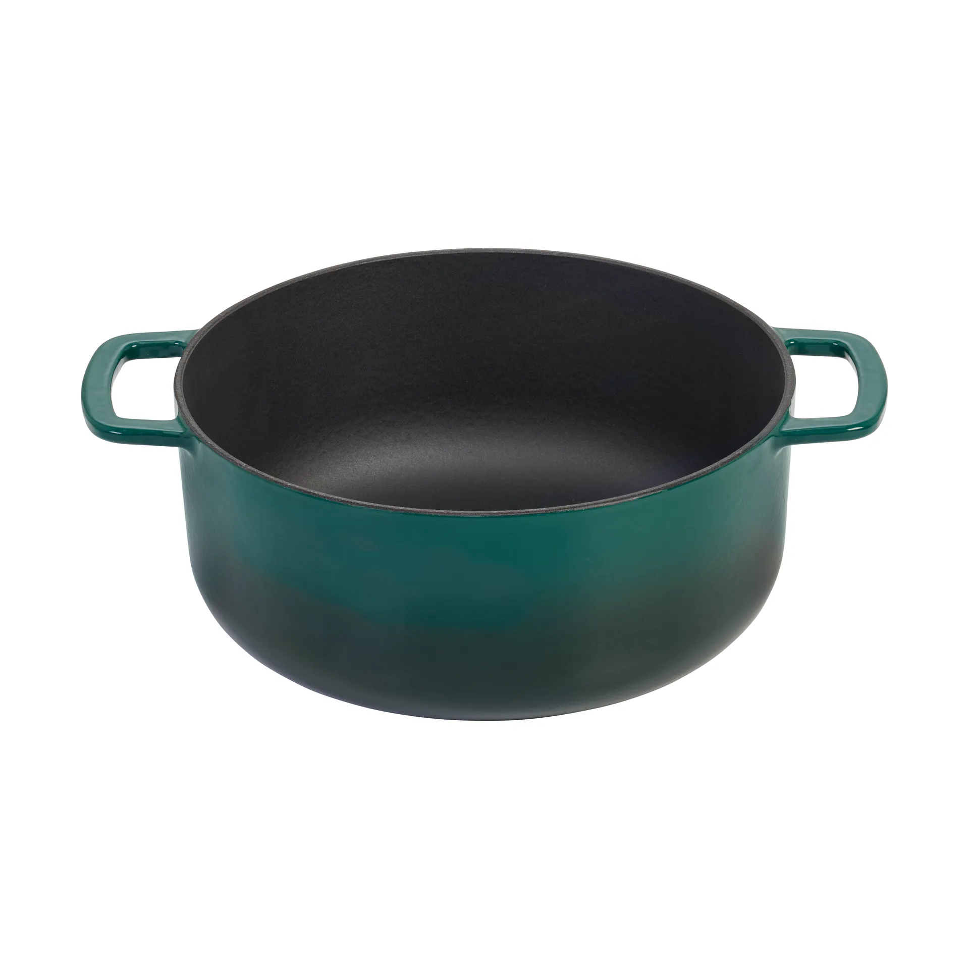 Combekk Enameled cast iron casserole Ø24 cm, Holly Green-gold knob Combekk