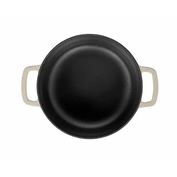 Combekk Enameled cast iron casserole Ø24 cm - Sand-gold knob - Combekk