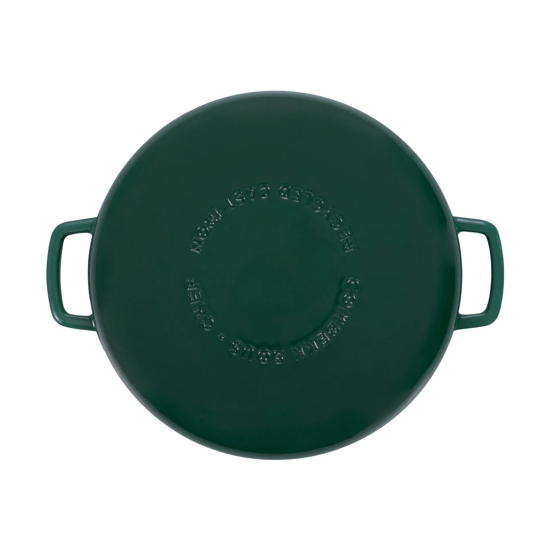 Combekk Enameled cast iron frying pan Ø28 cm, Holly Green Combekk