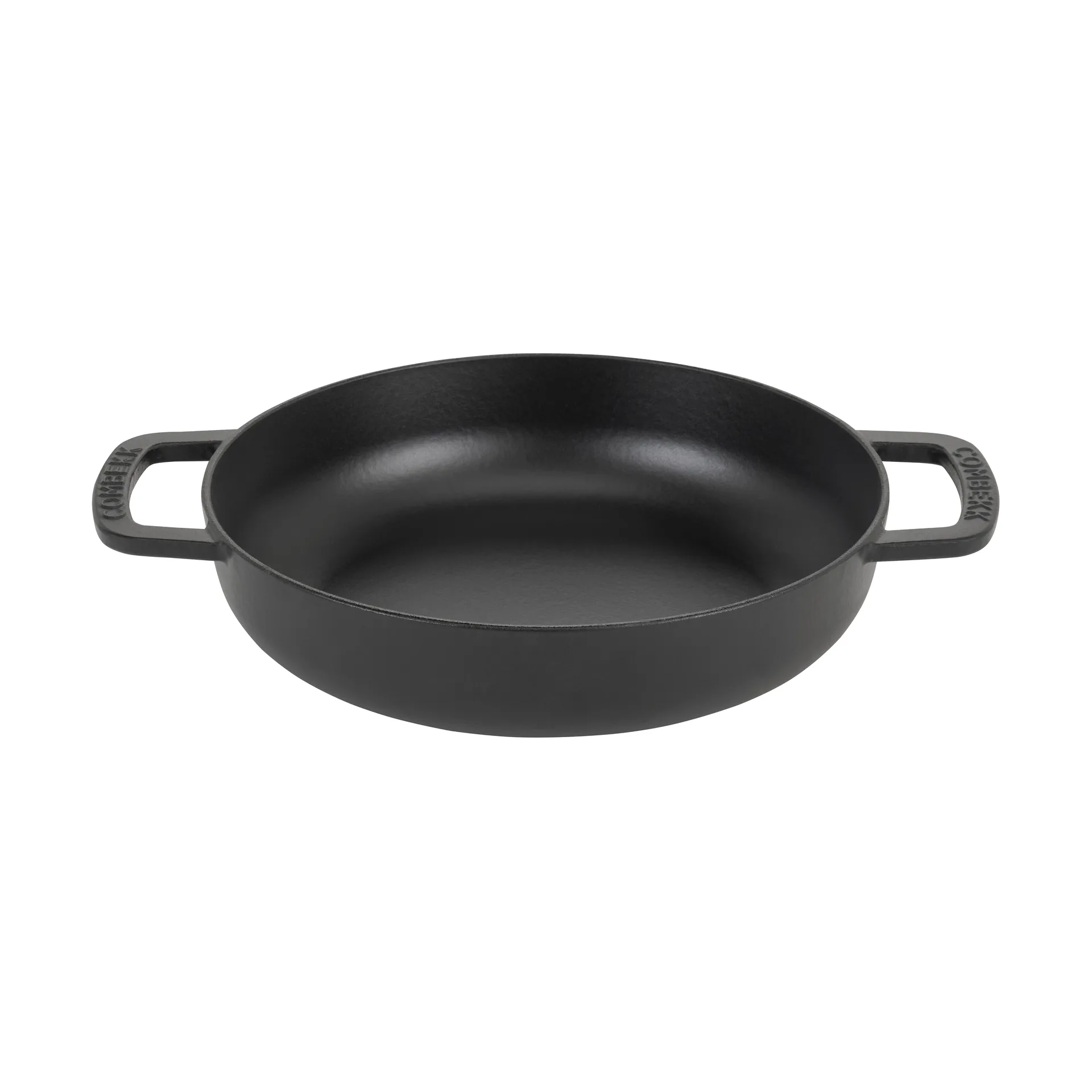 Combekk Enameled cast iron sauté pan Ø28 cm, Black-gold knob Combekk