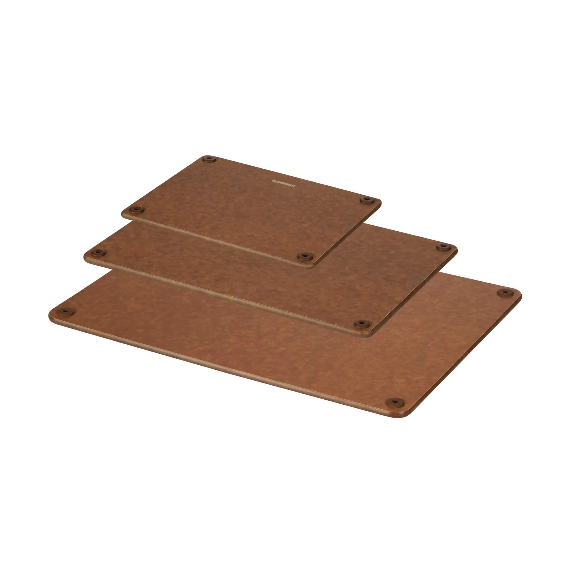Combekk wooden cutting boards, 3-piece set, Brown Combekk