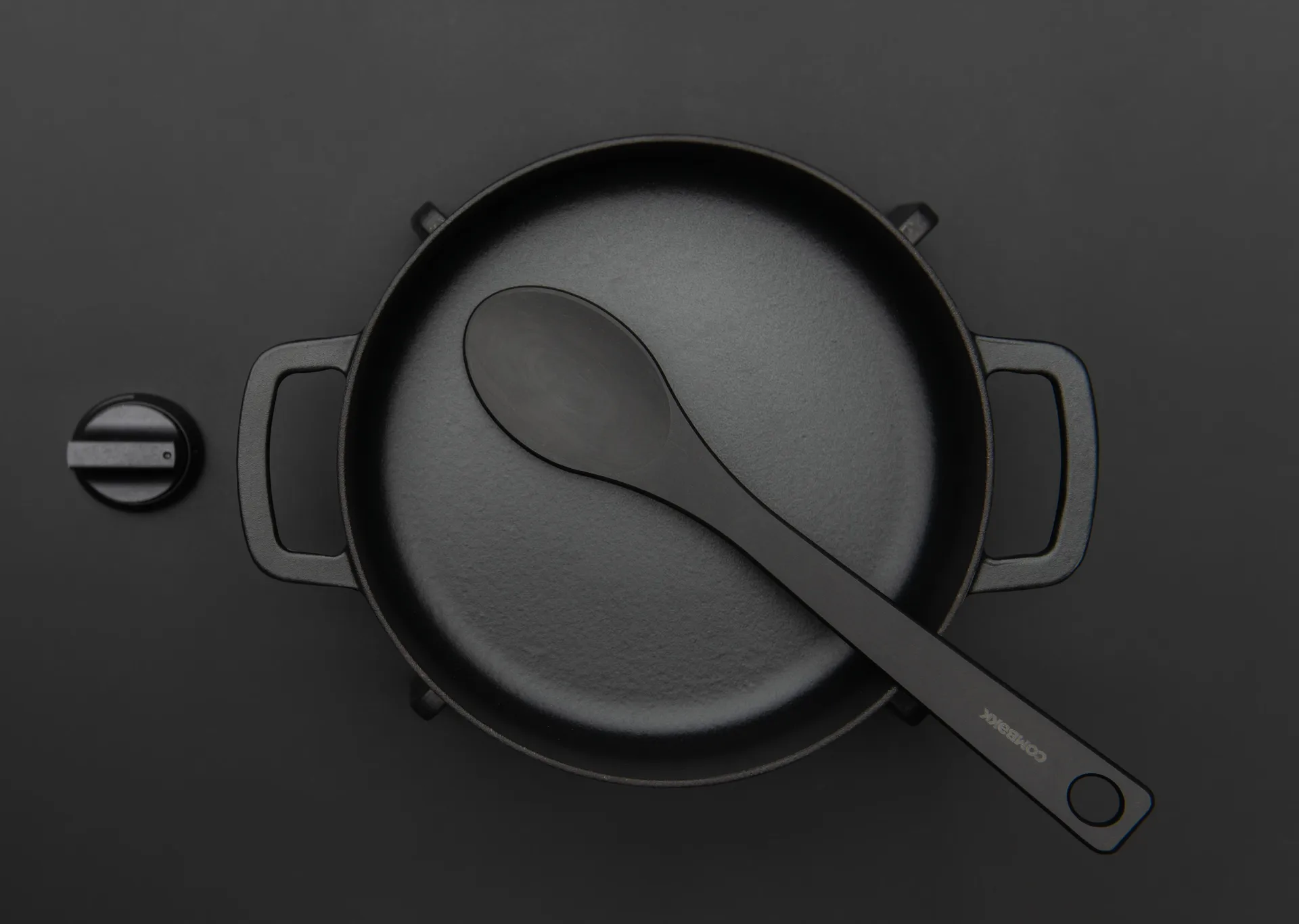 Combekk wooden spoon wood fiber, Black Combekk