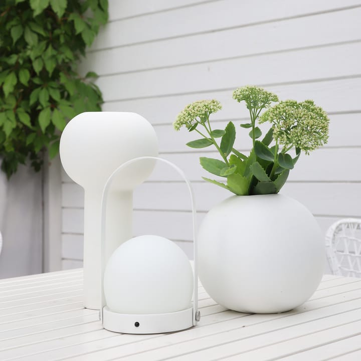 Ball vase white, 20 cm Cooee Design