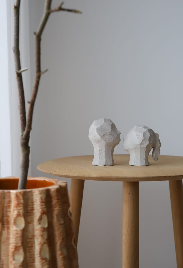 Benedict and Amal sculpture, limestone Cooee Design