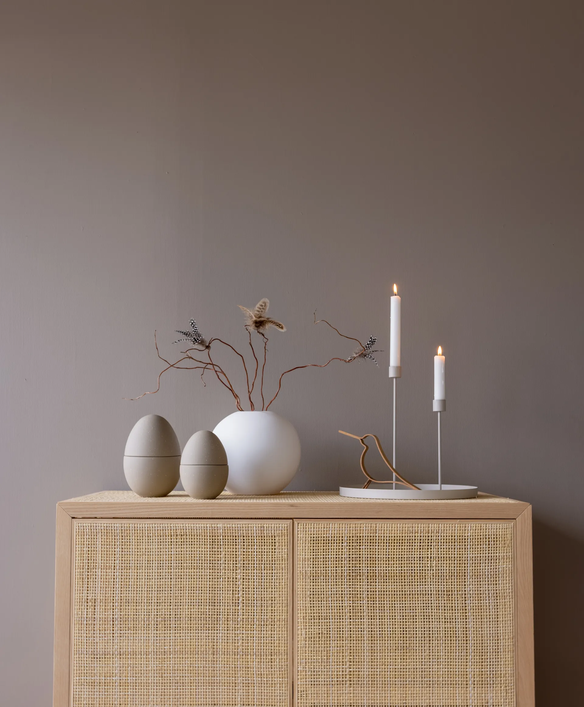 Bonbonniere bowl 18 cm, Sand-shell Cooee Design