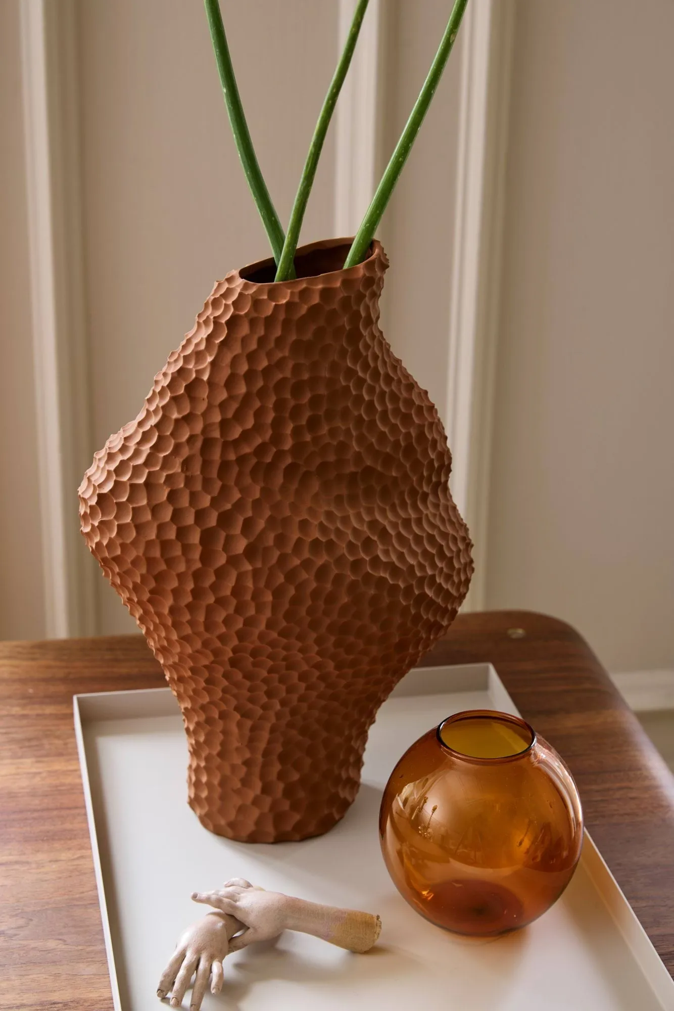 Bubble Vase, Amber Cooee Design