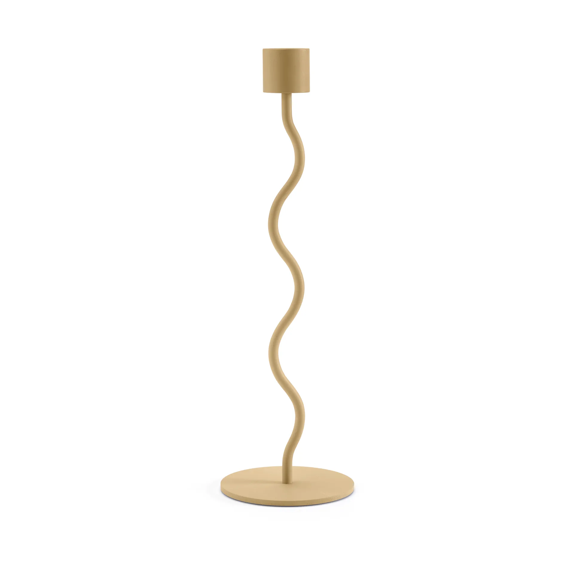 Curved candle holder 26 cm, Peanut Cooee Design