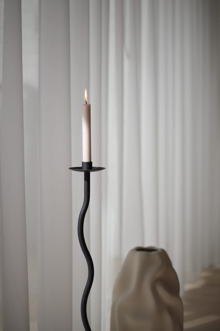 Curved candle holder 85 cm, Black Cooee Design