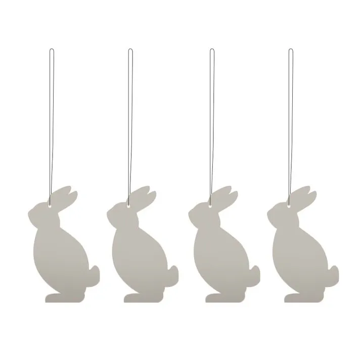 Easter Deco hare Easter decoration 4-pack - Sand - Cooee Design