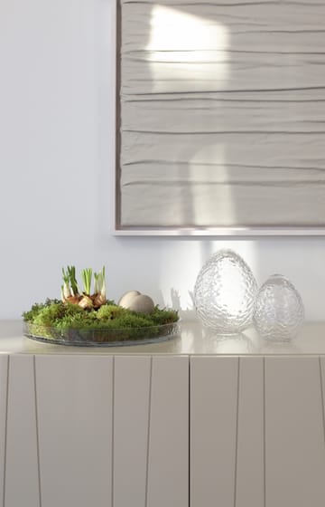Gry standing egg 16 cm - Clear - Cooee Design