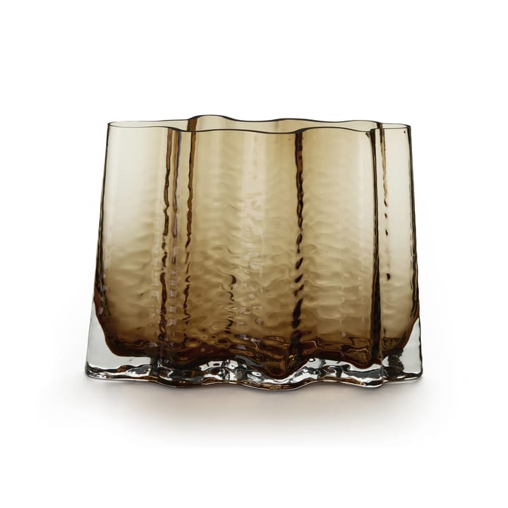 Gry wide vase 24 cm - Cognac - Cooee Design