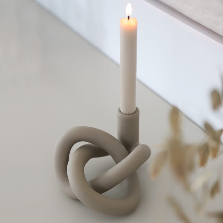 Lykke One candlestick, sand Cooee Design