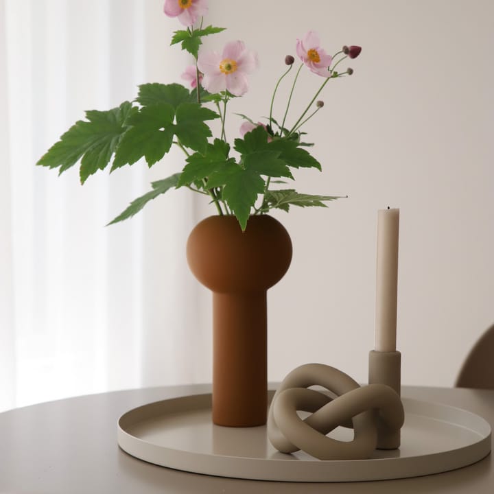 Lykke One candlestick, sand Cooee Design