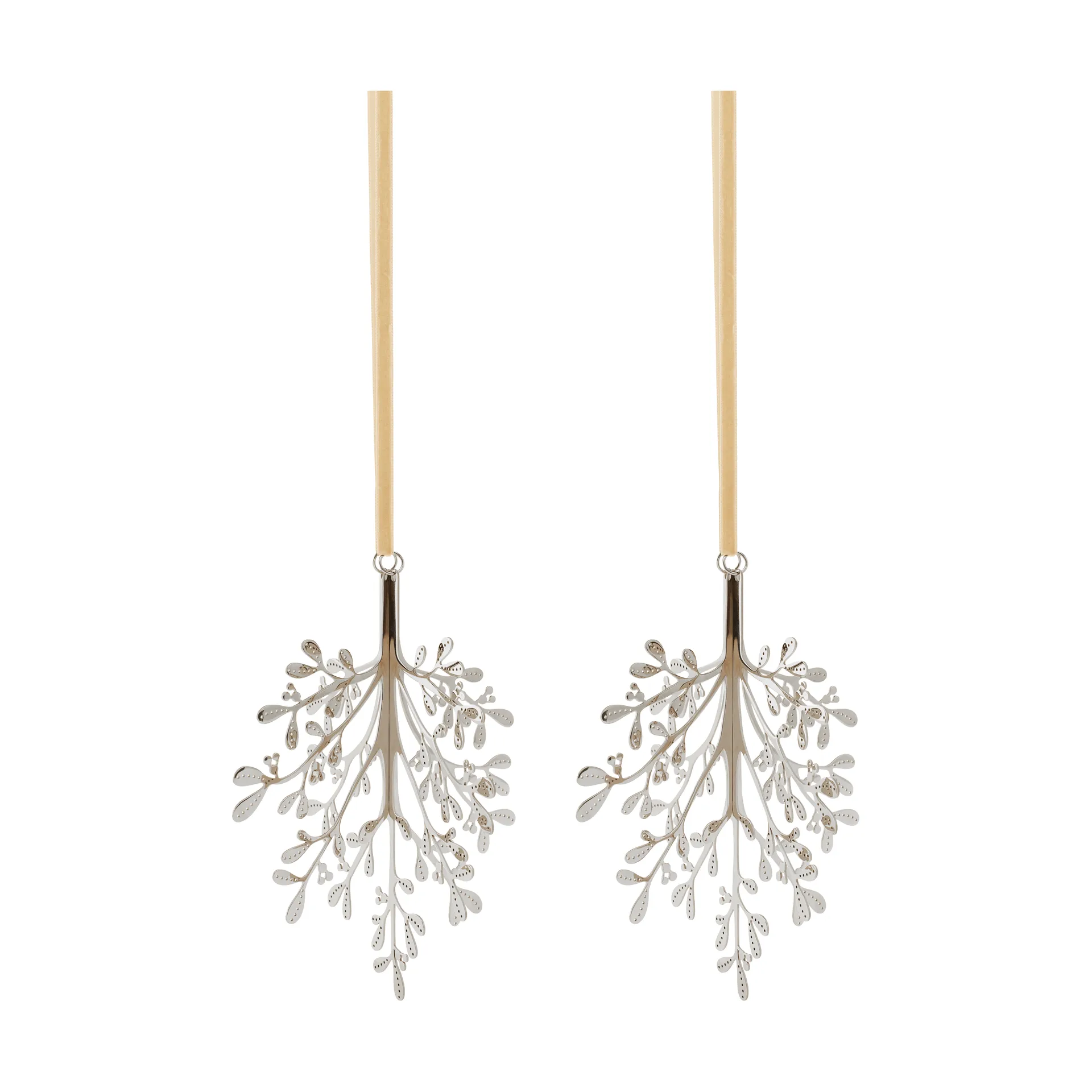 Mistletoe hanging decoration 2-pack, Stainless steel, 20 cm Cooee Design