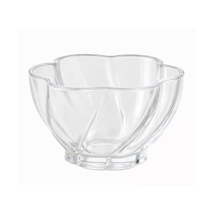 Twist tealight bowl Ø10x5.5 cm - Clear - Cooee Design