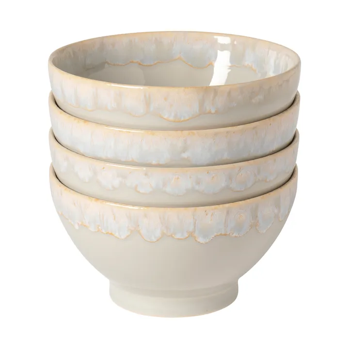 Latte bowl - Grey, 55 cl, 4-pack - Costa Nova