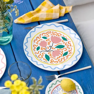 Summer Bliss dinner plate - Capri, Ø24 cm - Costa Nova