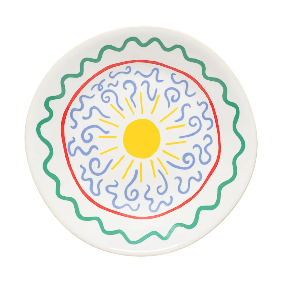 Summer Bliss plate, Sun, Ø16.3 cm Costa Nova