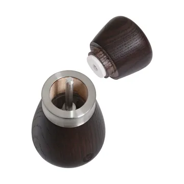 Kyoto spice grinder - Brown glaze, FSC ash, 10 cm - Crushgrind