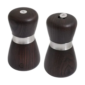 Kyoto spice grinder - Brown glaze, FSC ash, 10 cm - Crushgrind