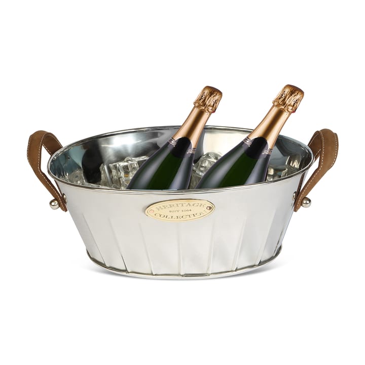 Heritage champagne cooler with leather handle, 30 cm Culinary Concepts