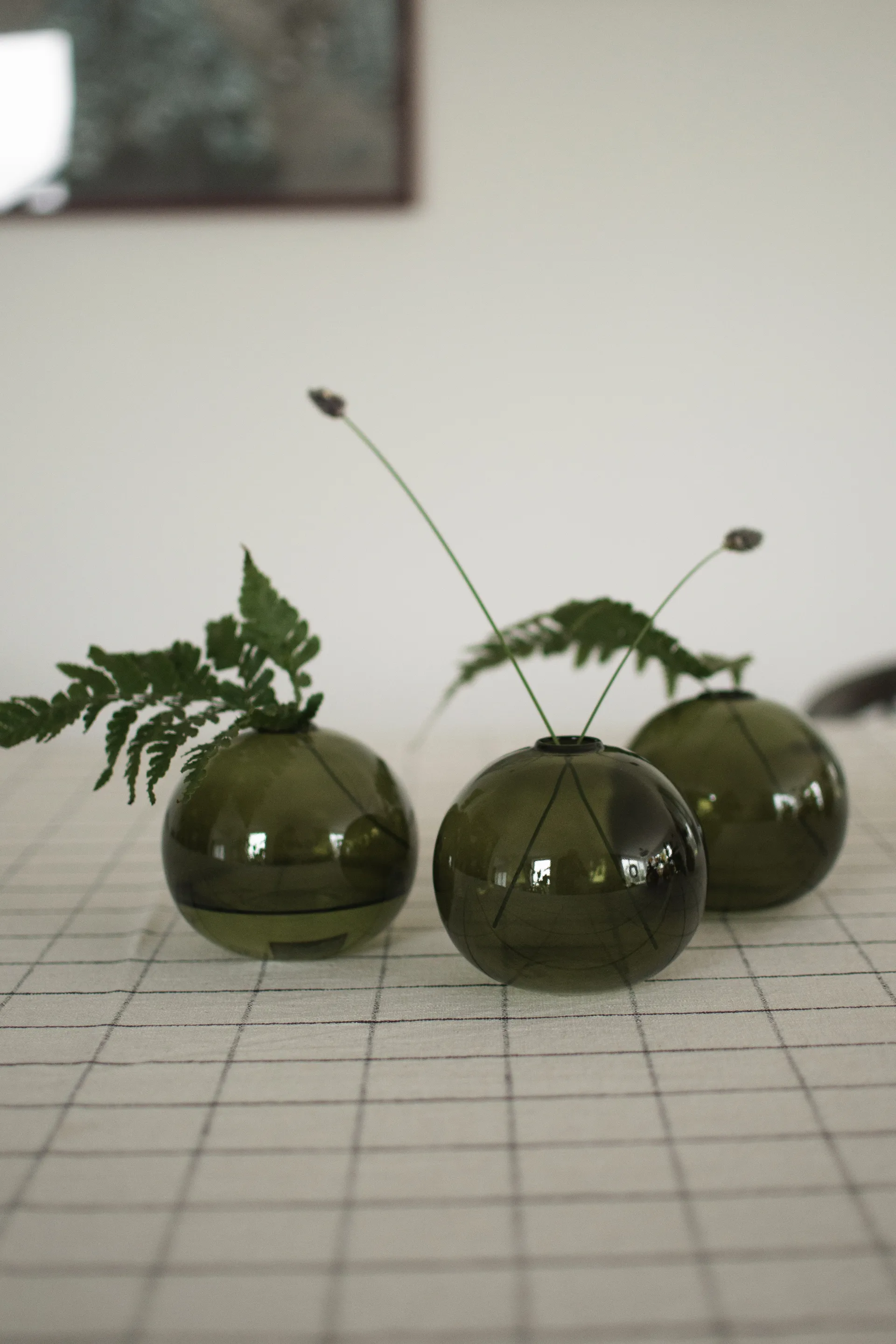 Ball vase Ø10 cm, Green DBKD