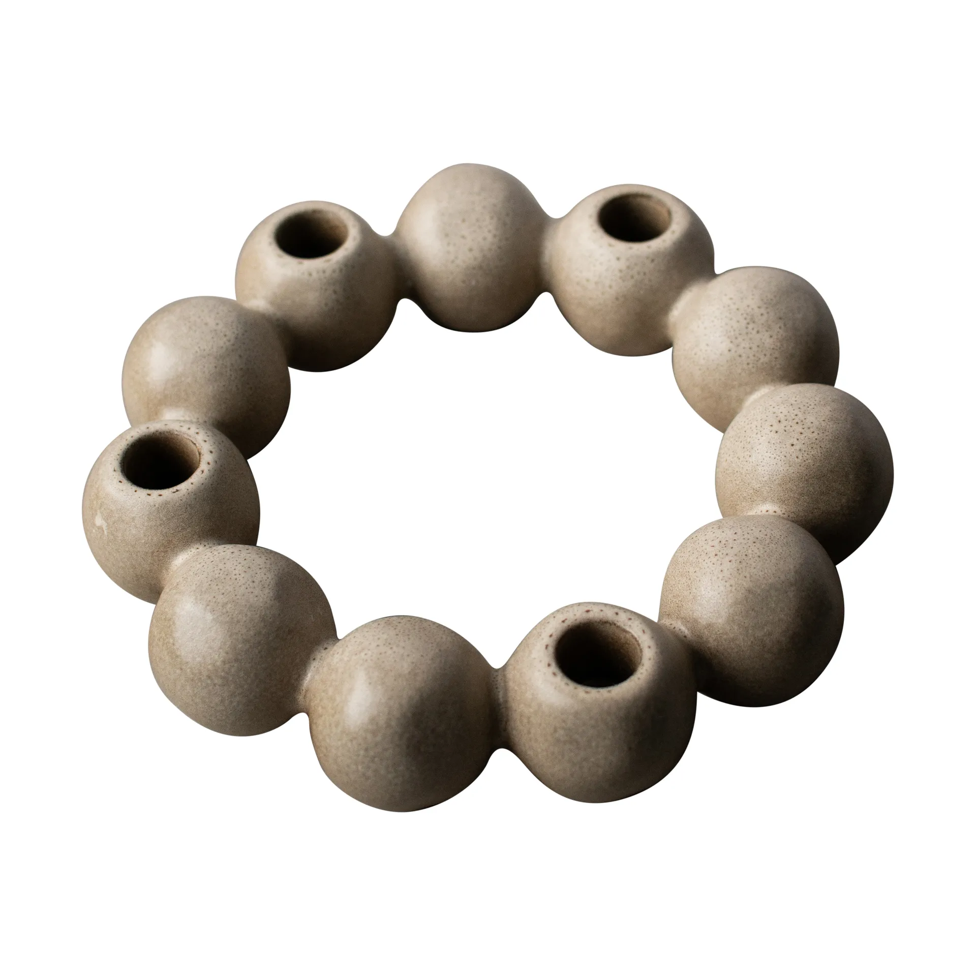 Bright candleholder Ø27 cm, Beige DBKD