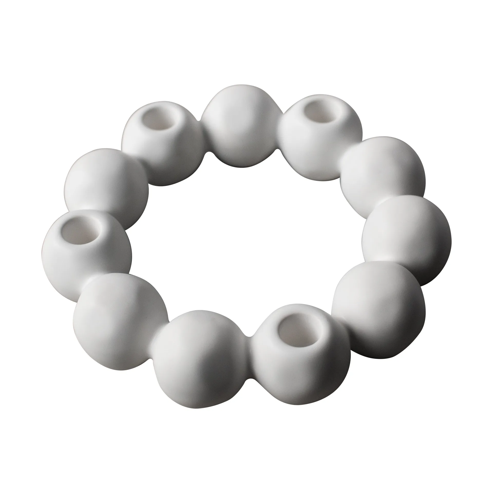 Bright candleholder Ø27 cm, White DBKD