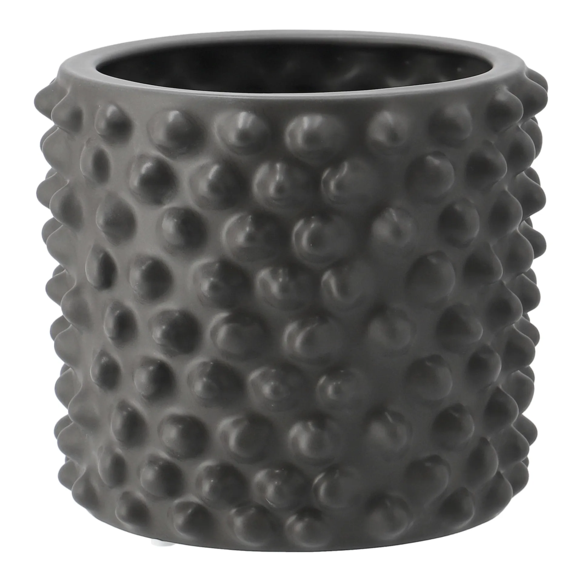 Cloudy pot dark grey, small, Ø 21 cm DBKD