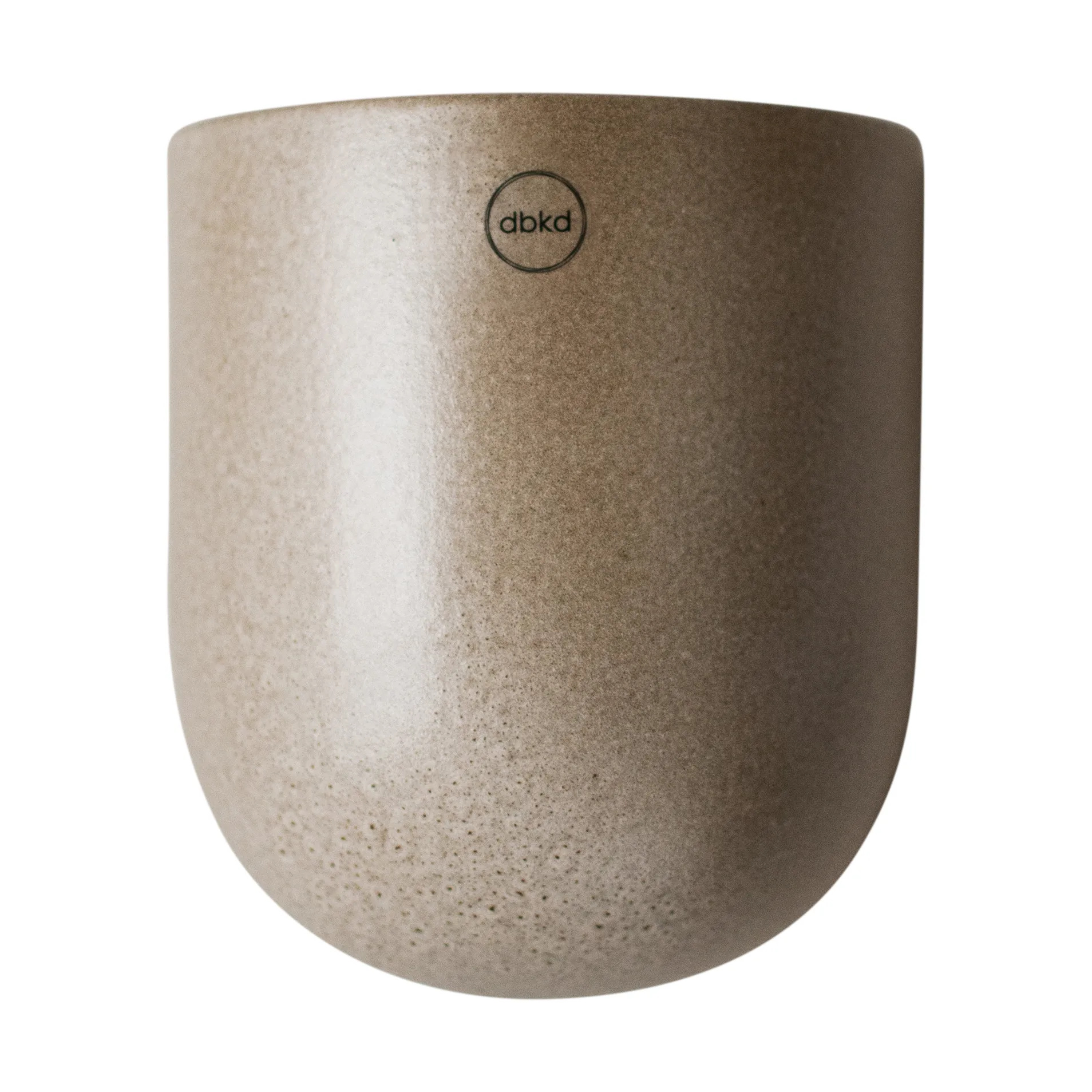 Cut wall-mounted flowerpot beige, Large 17 cm DBKD