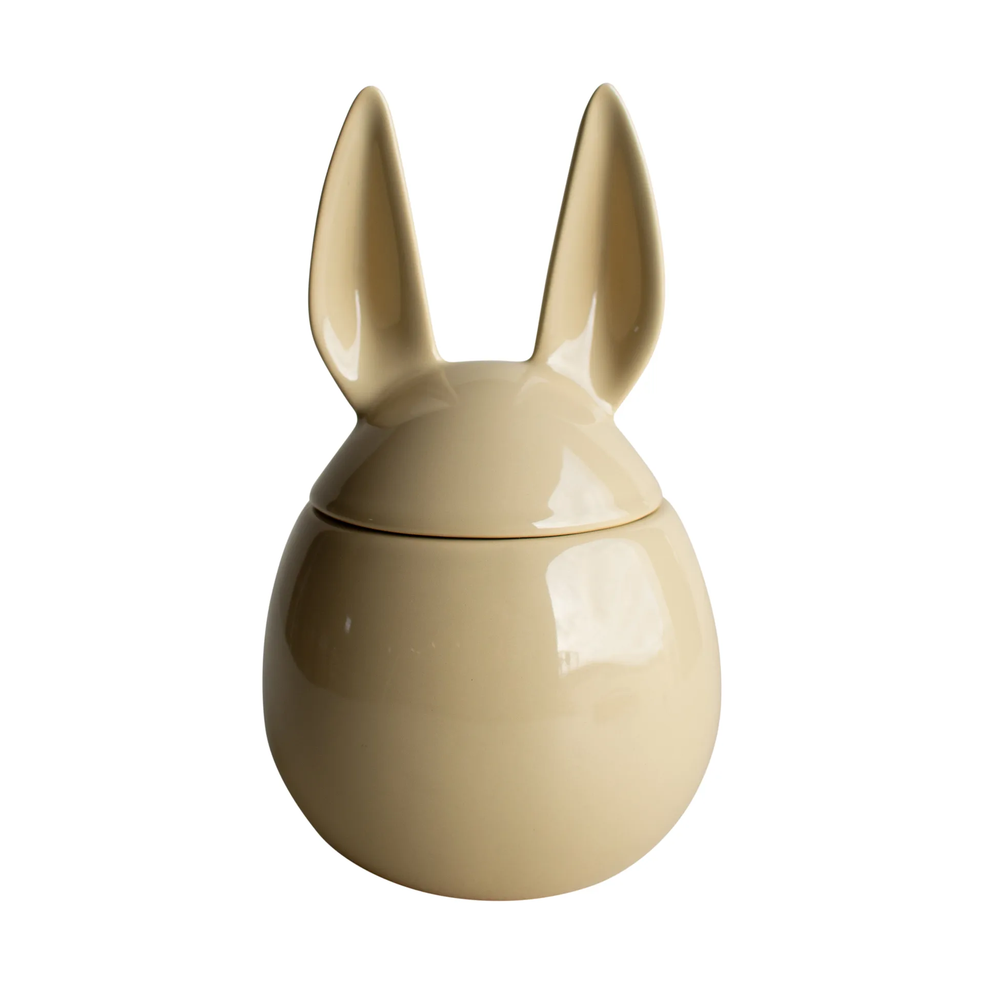 DBKD Eating rabbit bowl large, Shiny yellow DBKD