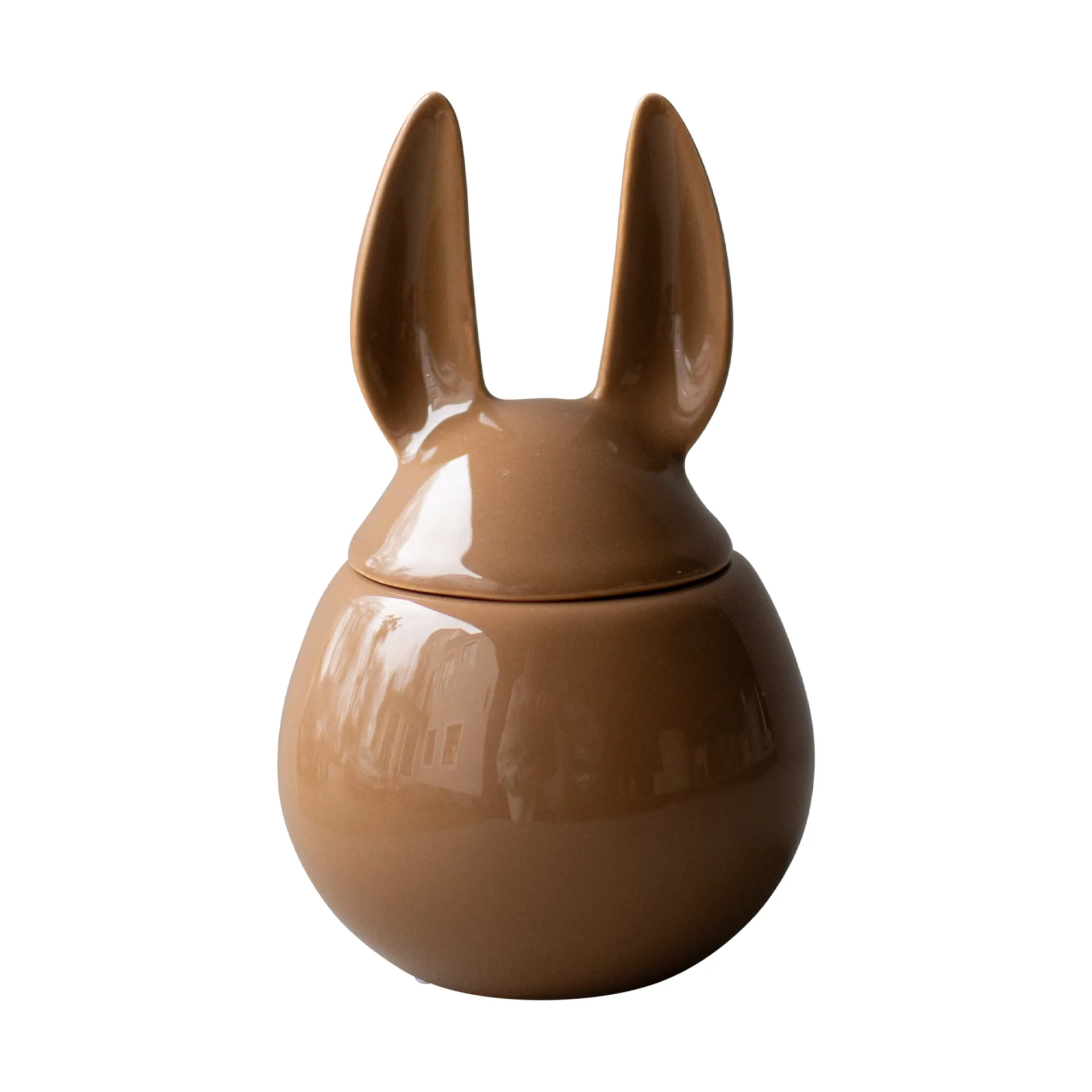 DBKD Eating rabbit bowl small, Shiny nougat DBKD