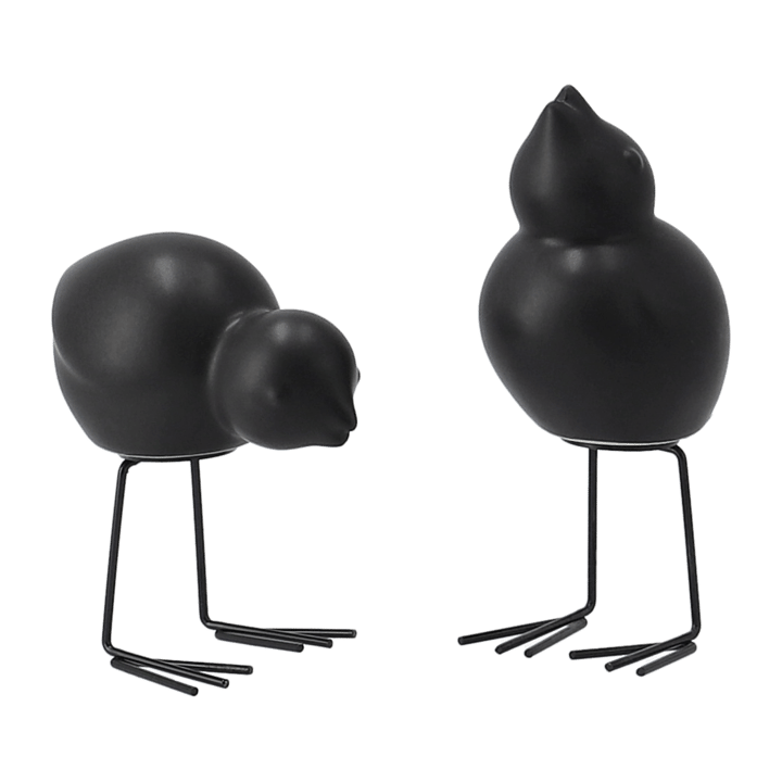 DBKD Swedish Birds Easter decoration 2-pack, Black DBKD