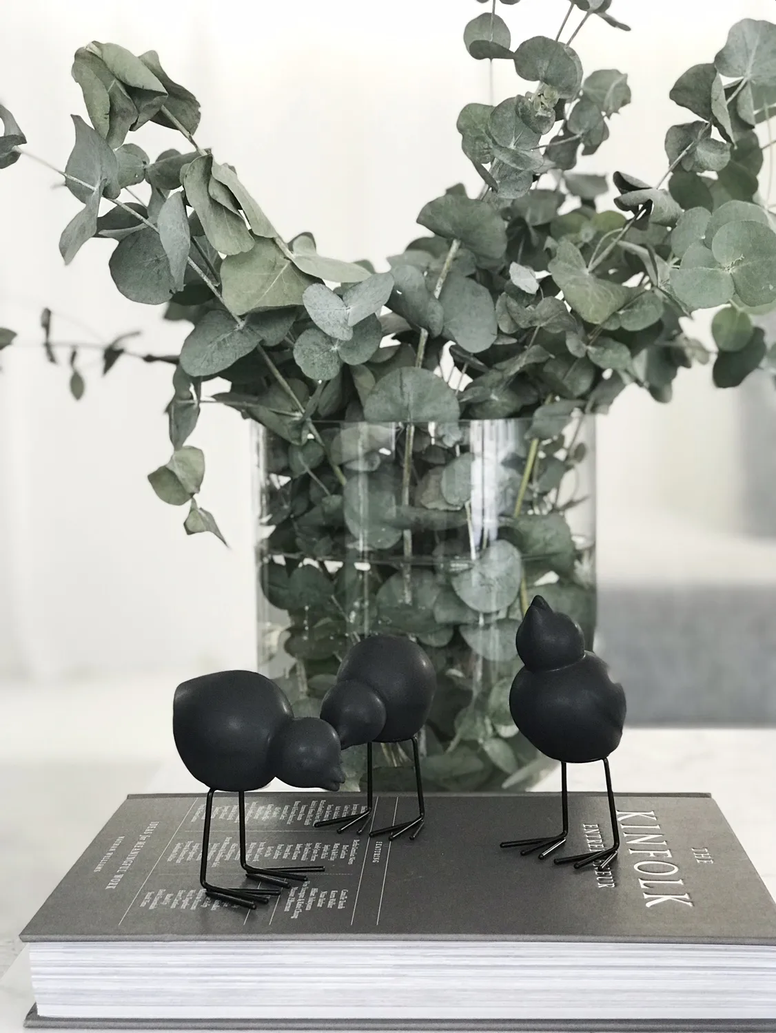 DBKD Swedish Birds Easter decoration 2-pack, Black DBKD