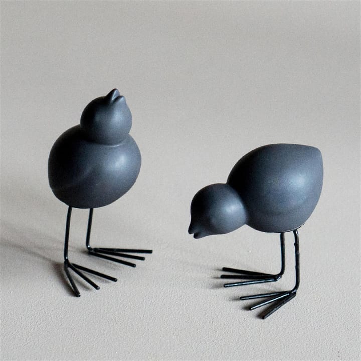 DBKD Swedish Birds Easter decoration 2-pack, Black DBKD