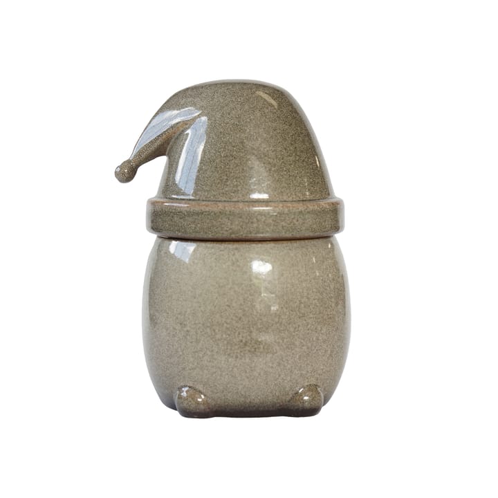 Eating Santa jar with lid large, multi DBKD