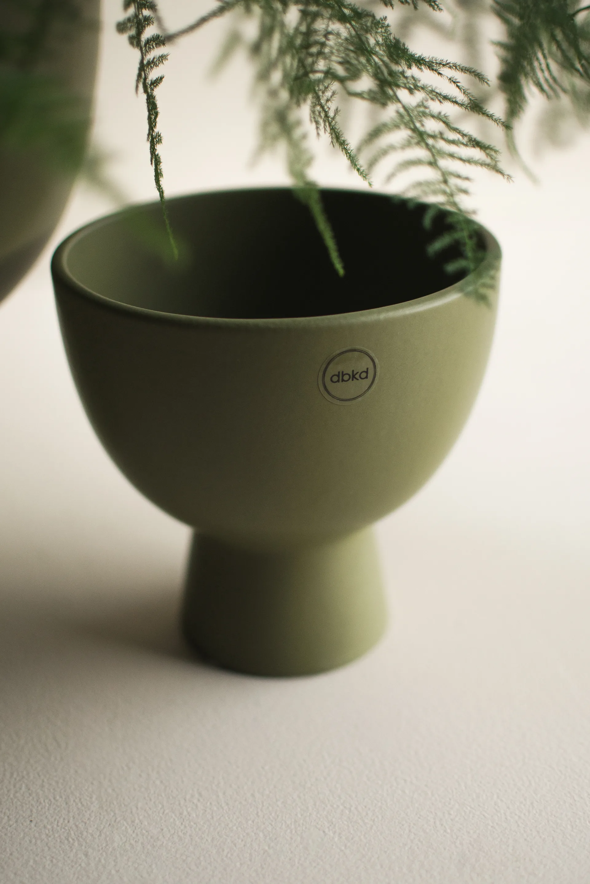 Figure flower pot Ø15 cm, Green DBKD