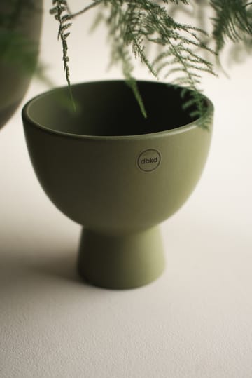 Figure flower pot Ø15 cm - Green - DBKD