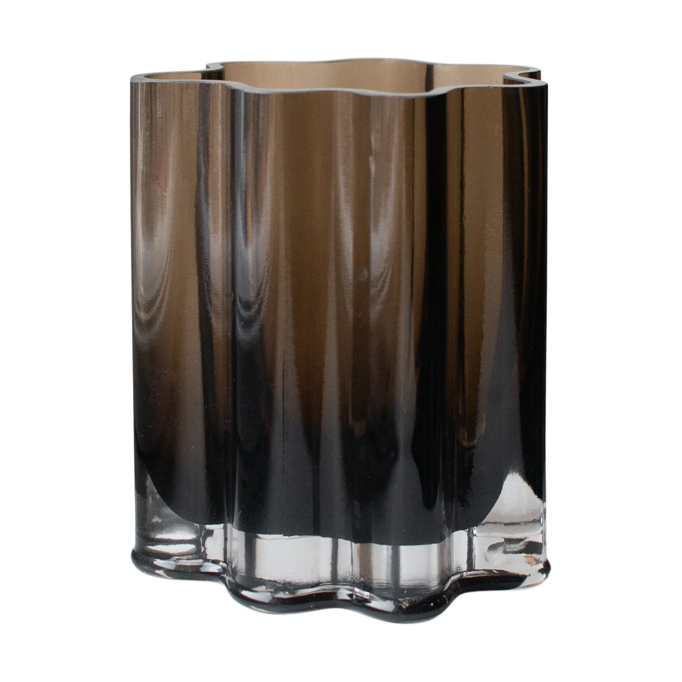 Filter candle holder, Brown, Ø11.5x13 cm DBKD