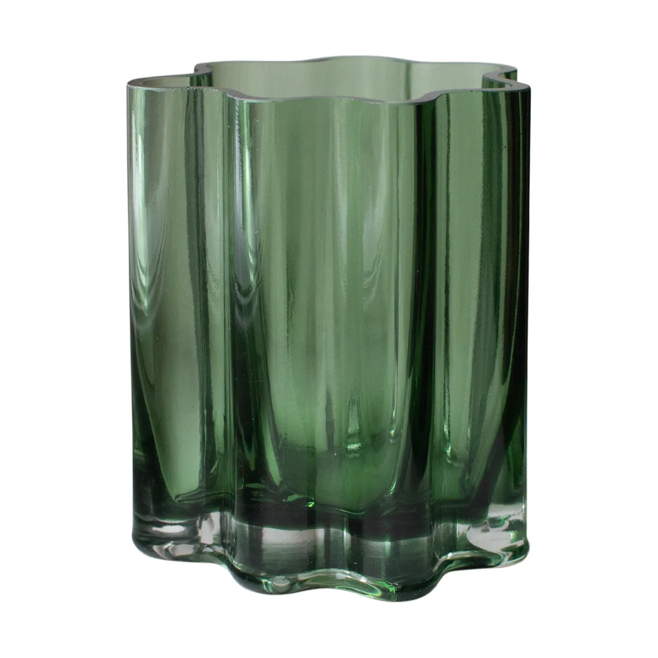 Filter candle holder, Green, Ø11.5x13 cm DBKD