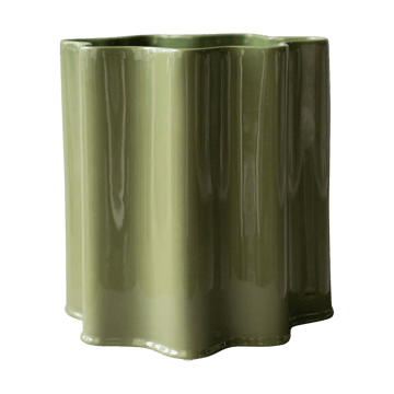 Filter flower pot - Shiny green, Ø25 cm - DBKD