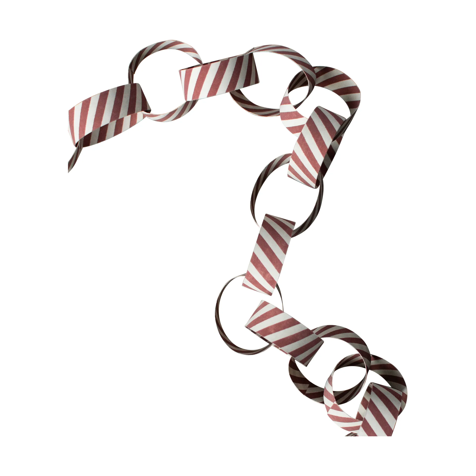 Garland striped garland, Red-white DBKD