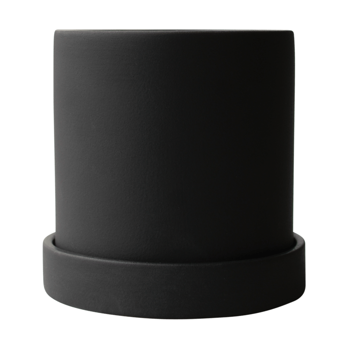 Grow pot Ø10 cm with saucer - Sandy black - DBKD