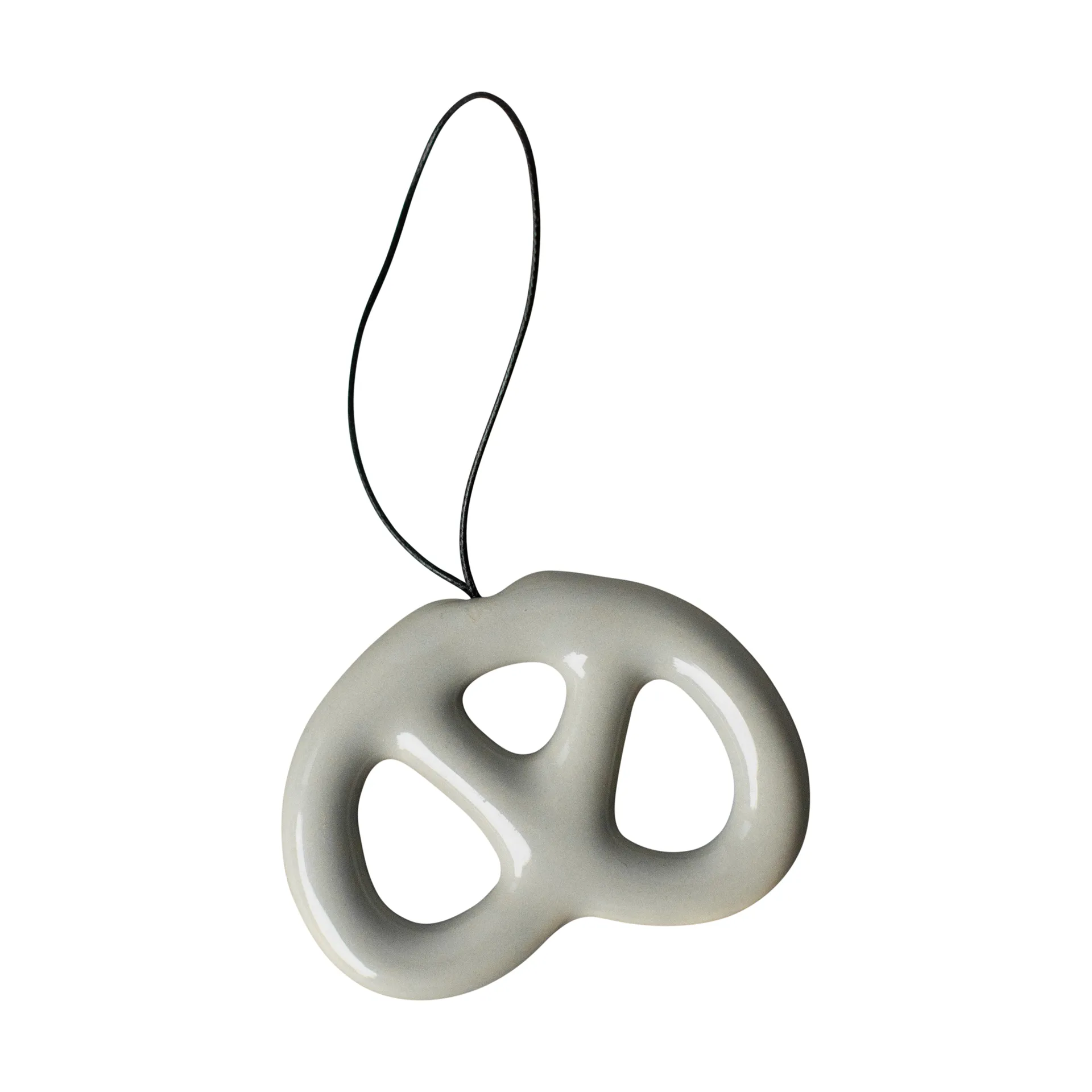 Hanging pretzel decorative ornament, Shiny mole DBKD