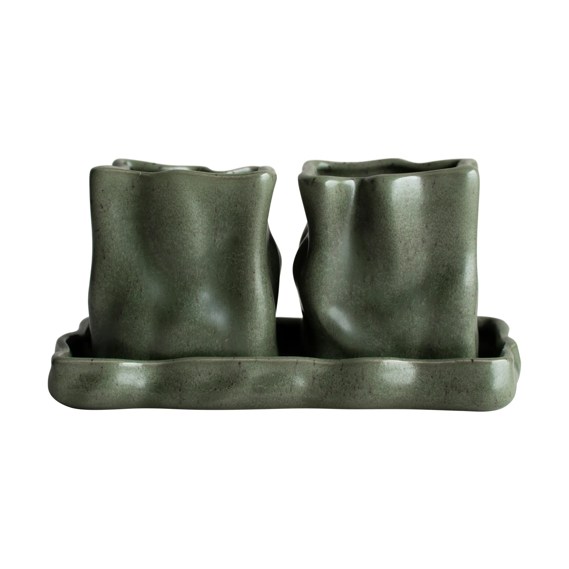 Herb pot, set of 3, Moss DBKD