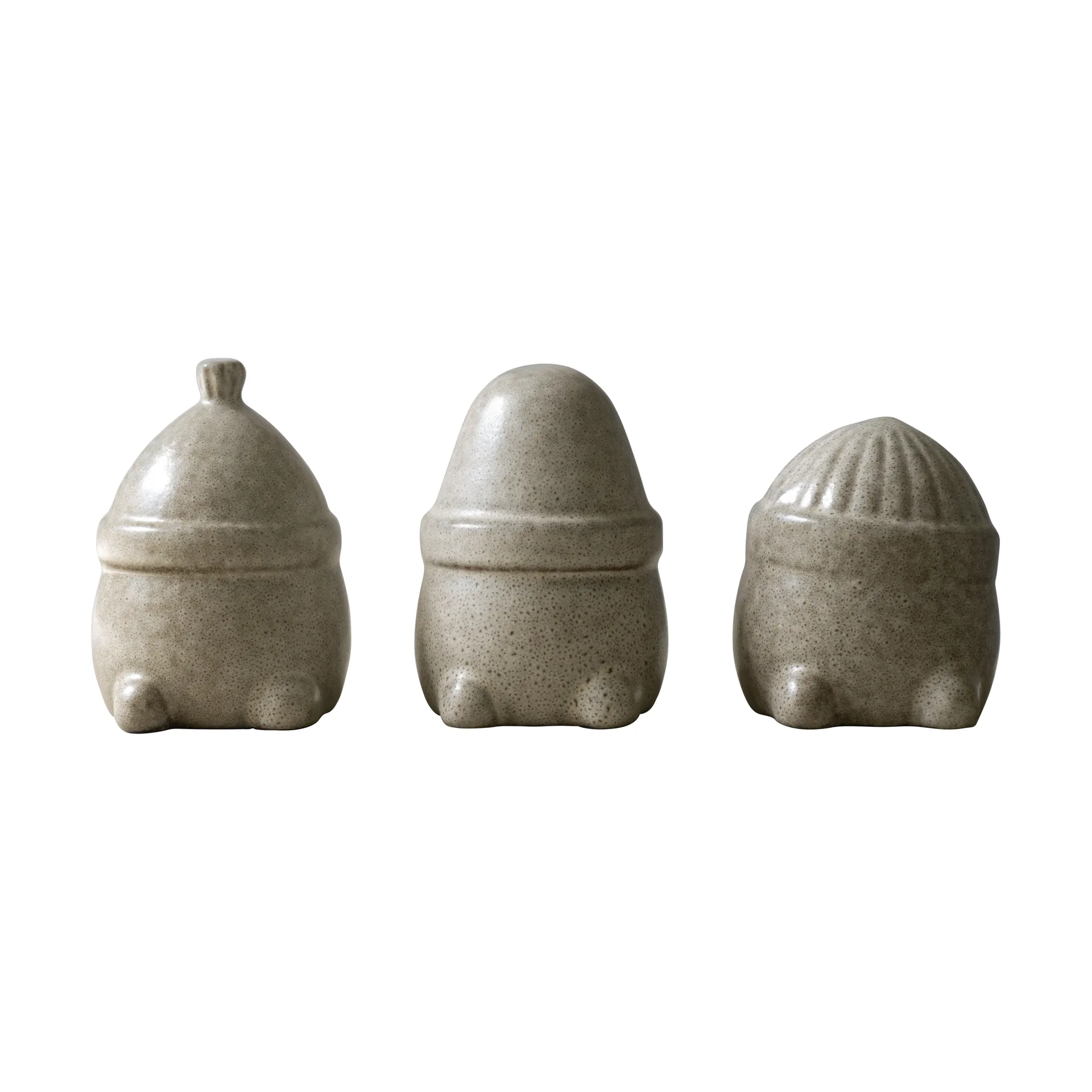 Hipster Triplets Christmas decoration 3-pack, Beige DBKD