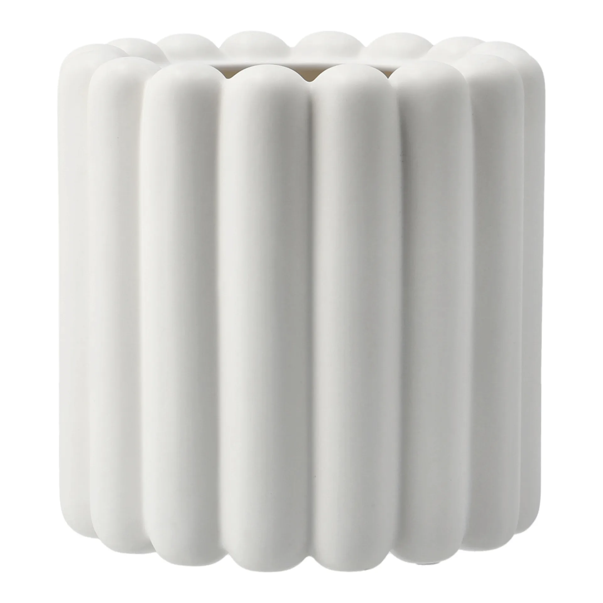 Mist flower pot small Ø19x19 cm, White DBKD